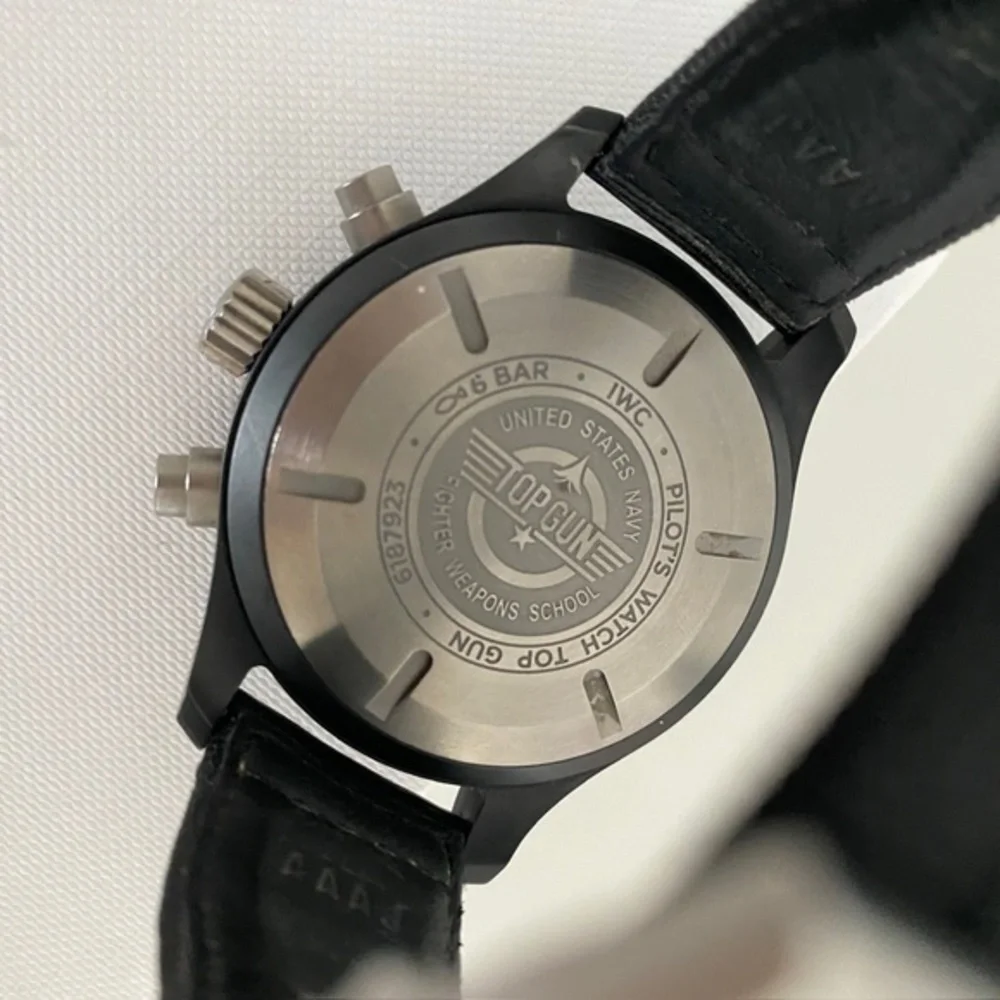 Exceptional IWC Pilot Chronograph Top Gun - Warranty, Box and Papers
